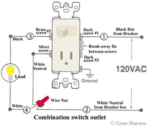 how to wire a metal switch box|combo switch receptacle wiring diagram.